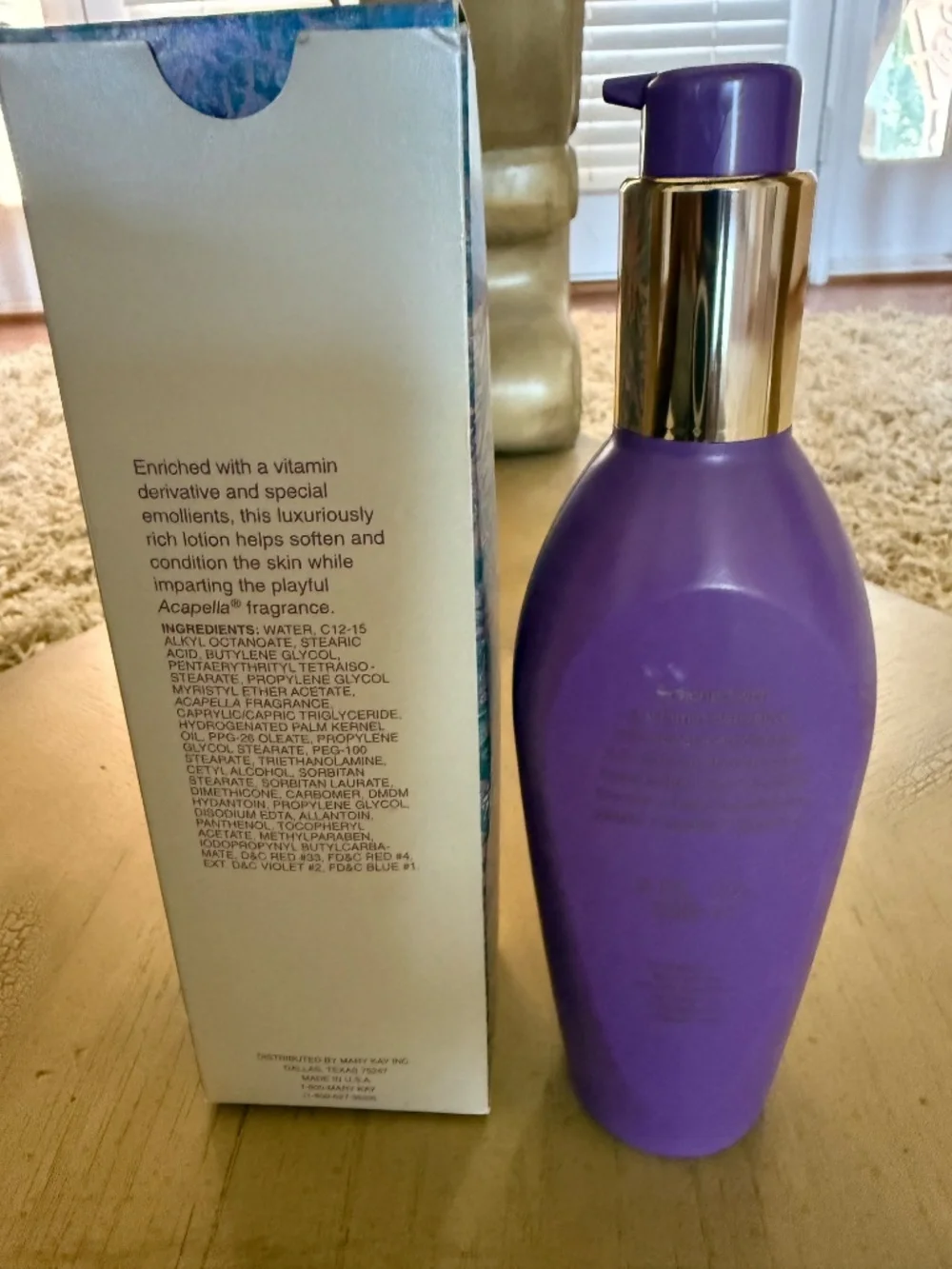 Vintage Mary Kay Acapella Luxurious Body Lotion 8 fl oz